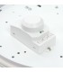 Flush Ceiling Light 325mm Round Flush IP44 16W Gloss White - 2