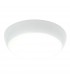 Flush Ceiling Light 325mm Round Flush Em IP44 16W & 2W Gloss White - 1