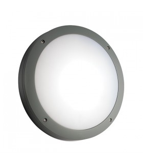 Outdoor Component Part Plain Casing IP65 18W Textured Grey Paint - 1