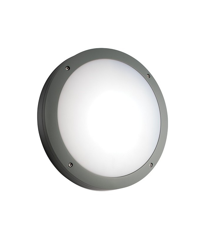 Outdoor Component Part Plain Casing IP65 18W Textured Grey Paint - 1