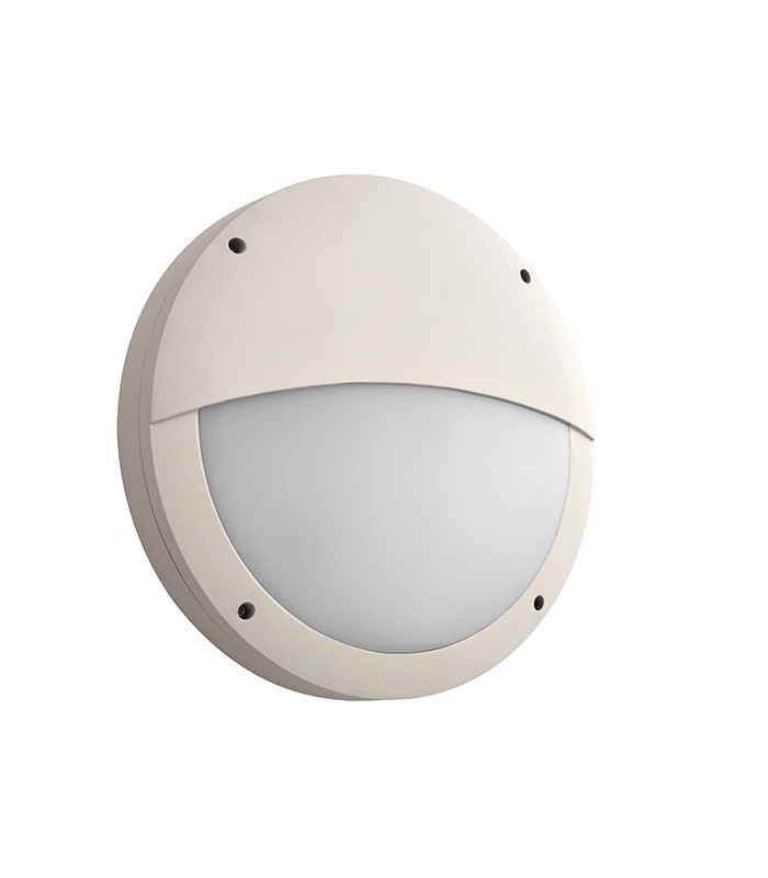 Outdoor Component Part Eyelid Casing IP65 18W Textured Matt White Paint - 2