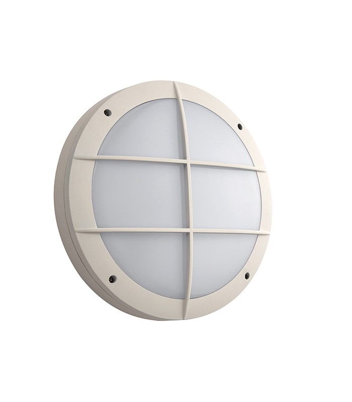 Outdoor Component Part Grill Casing IP65 18W Textured Matt White Paint - 2
