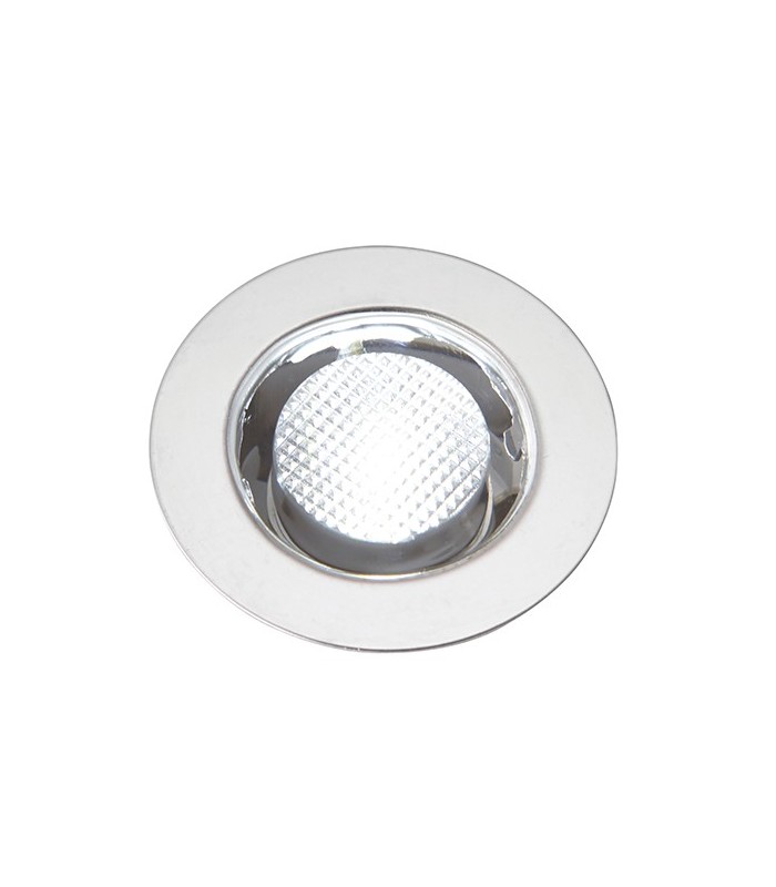 Outdoor Recessed Ground Light IP44 0.45W Polished Stainless Steel - 2
