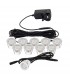 Outdoor Recessed Ground Light IP44 0.45W Polished Stainless Steel - 4