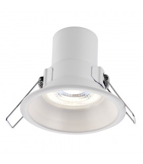 Bathroom Recessed Downlight Anti-Glare IP65 4W Matt White Paint - 1
