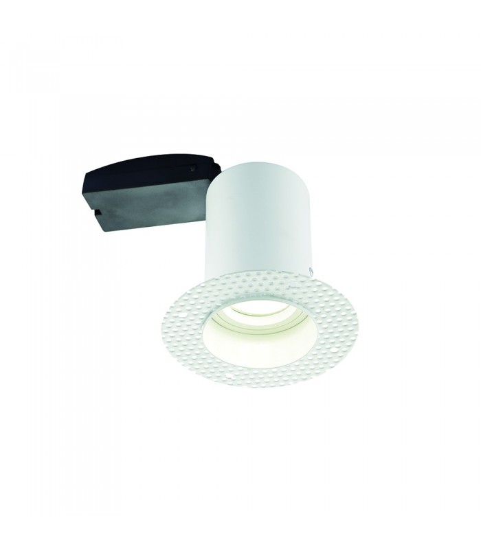 Recessed Trimless Downlight 50W Matt White Paint - 1
