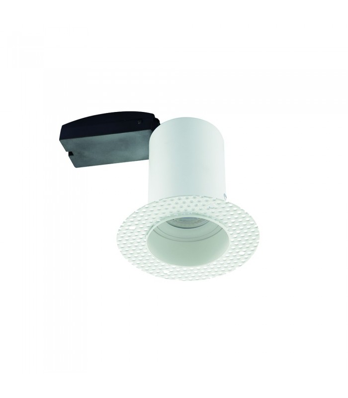 Recessed Trimless Downlight 50W Matt White Paint - 2
