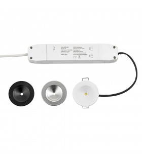 Recessed Downlight Enm 2W Matt White Textured - 1