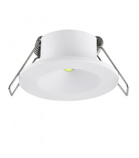 Recessed Downlight Enm 2W Matt White Textured - 2