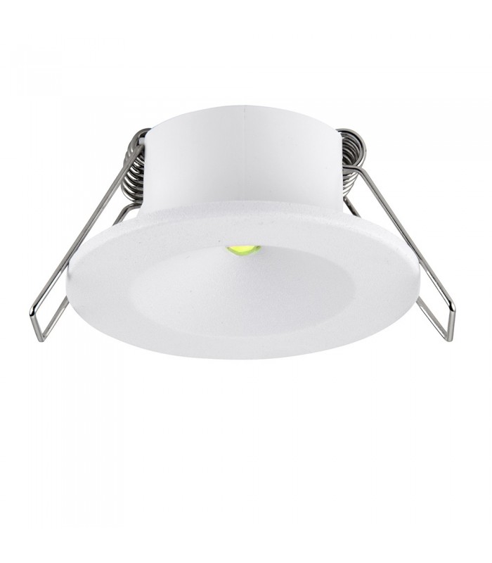 Recessed Downlight Enm 2W Matt White Textured - 2