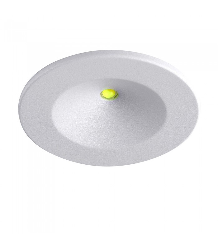 Recessed Downlight Enm 2W Matt White Textured - 3