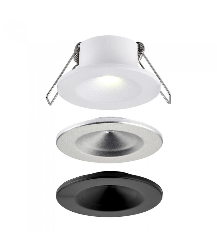 Recessed Downlight Enm 2W Matt White Textured - 4