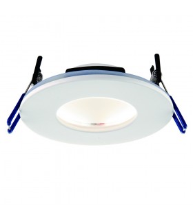 Bathroom Recessed Downlight 3Cct IP65 9W Matt White Paint - 2