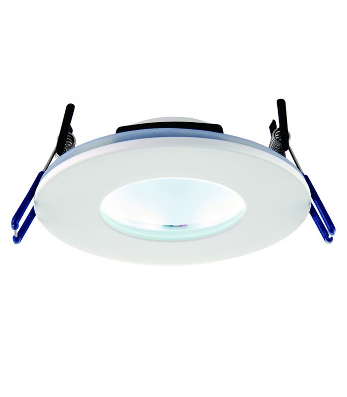 Bathroom Recessed Downlight 3Cct IP65 9W Matt White Paint - 3