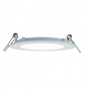 Recessed Downlight 6W Matt White Paint & Frosted Acrylic - 1