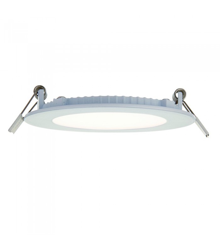 Recessed Downlight 6W Matt White Paint & Frosted Acrylic - 1