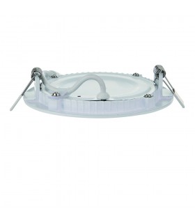 Recessed Downlight 6W Matt White Paint & Frosted Acrylic - 2