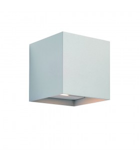 Outdoor Up Down Wall 2 Light Wall IP44 5W Matt White Paint - 1