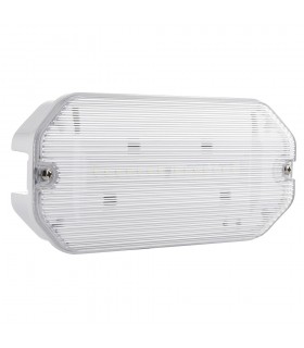Outdoor Wall Bulkhead Light IP65 3W Gloss White - 2
