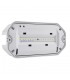 Outdoor Wall Bulkhead Light IP65 3W Gloss White - 4