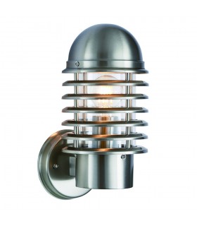 Outdoor Wall 1 Light IP44 60W Polished Stainless Steel - 1