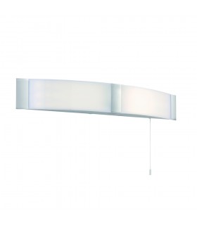 Bathroom Wall Shaver IP44 6W Chrome Acrylic - 1