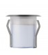 Outdoor Recessed Ground Light Blue IP67 0.8W Marine Grade Brushed Stainless Steel & Frosted - 3