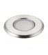 Outdoor Recessed Ground Light Blue IP67 0.8W Marine Grade Brushed Stainless Steel & Frosted - 5