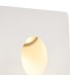Recessed Wall Light Trimless Square 1.5W White Plaster - 2