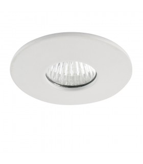 Bathroom Recessed Downlight 4000K IP44 4W Matt White Paint - 1