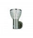 Outdoor Wall Solar PIR IP44 4.4W Brushed Stainless Steel - 1