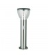 Outdoor Floor Solar Post PIR IP44 4.4W Brushed Stainless Steel - 1