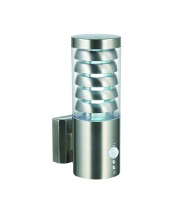 Outdoor Wall PIR IP44 Brushed Stainless Steel - 1