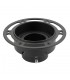 Recessed Round Downlight Black 7W Matt Black Paint - 2
