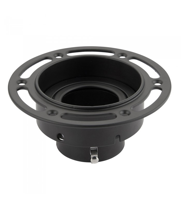 Recessed Round Downlight Black 7W Matt Black Paint - 2