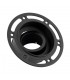 Recessed Round Downlight Black 7W Matt Black Paint - 3