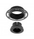 Recessed Round Downlight Black 7W Matt Black Paint - 4
