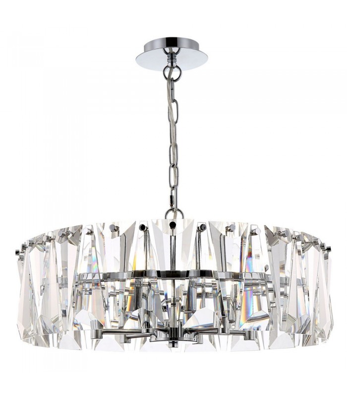 Ceiling Pendant Lamp Chrome, 6 Light, E14 - 1