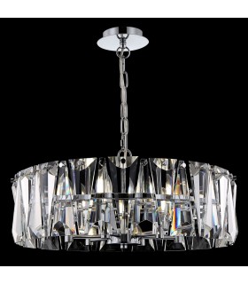 Ceiling Pendant Lamp Chrome, 6 Light, E14 - 2