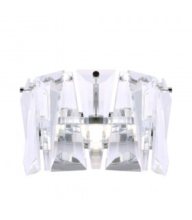 Flush Wall Lamp Chrome, 1 Light, E14 - 1