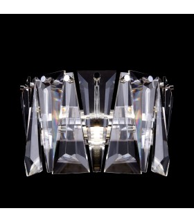 Flush Wall Lamp Chrome, 1 Light, E14 - 2