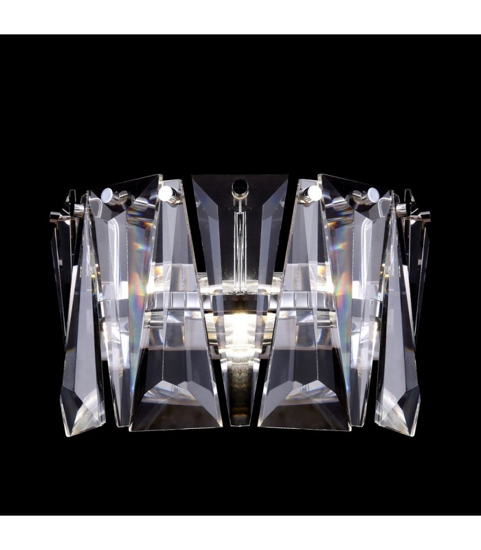 Flush Wall Lamp Chrome, 1 Light, E14 - 2