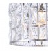 Chandelier Cylindrical Pendant Chrome & Crystal, 1 Light, E27 - 8