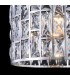 Chandelier Cylindrical Pendant Chrome & Crystal, 1 Light, E27 - 9
