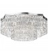Flush Ceiling Lamp Chrome, 10 Light, E14 - 2