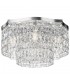 Flush Ceiling Lamp Chrome, 6 Light, E14 - 2