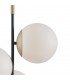 Globe Ceiling Pendant Lamp Matt Gold , 3 Light, E14 - 4