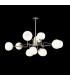 Globe Ceiling Pendant Nickel, 12 Light, E14 - 3