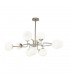 Globe Ceiling Pendant Nickel, 12 Light, E14 - 4