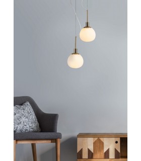 Ceiling Pendant Lamp Brass, 5 Light, E14 - 2